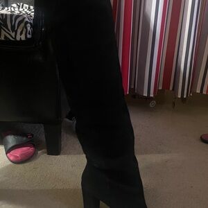 Nine West Black Over the Knee Boots